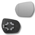 Replacement Wing Mirror Glass Left for Ford Fiesta 2017-2022 Clip-On Passenger Near Side N/S Heated with Blind Spot