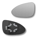 Replacement Wing Mirror Glass Left for Chevrolet Aveo T300 2012-2015 Clip-On Passenger Near Side N/S Heated Convex