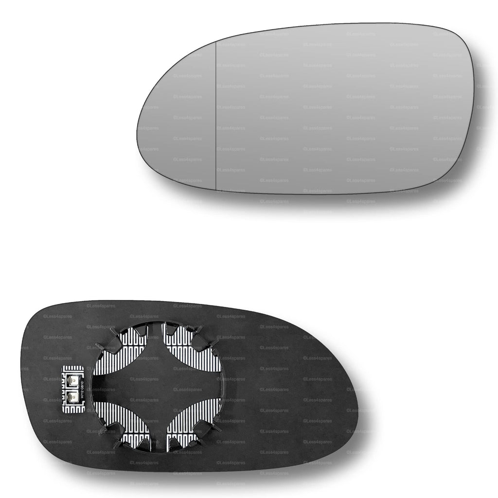 Replacement Wing Mirror Glass Left for Mercedes SLK 1996-2004 Clip-On Passenger Near Side N/S Heated with Blind Spot