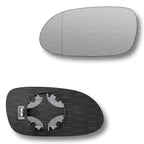 Replacement Wing Mirror Glass Left for Mercedes SLK 1996-2004 Clip-On Passenger Near Side N/S Heated with Blind Spot