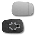 Replacement Wing Mirror Glass Right for Peugeot Partner 1996-2008 Clip-On Driver Off side Heated with Blind Spot