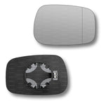 Replacement Wing Mirror Glass Right for Peugeot Partner 1996-2008 Clip-On Driver Off side Heated with Blind Spot
