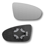 Replacement Wing Mirror Glass Right for Vauxhall Meriva 2010-2017 Clip-On Driver Off side Heated Convex