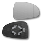 Replacement Wing Mirror Glass Right for Audi A1 2010-2018 Clip-On Driver Off side Heated with Blind Spot