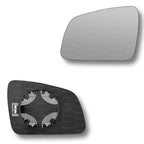 Replacement Wing Mirror Glass Left for Mercedes C-Class 2007-2008 Clip-On Passenger Near Side N/S Heated Convex