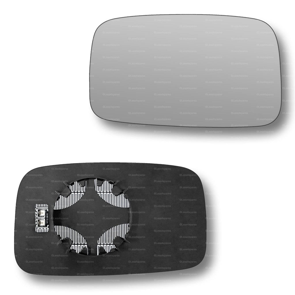 Replacement Wing Mirror Glass Left for Vauxhall Frontera 1991-1998 Clip-On Passenger Near Side N/S Heated Convex