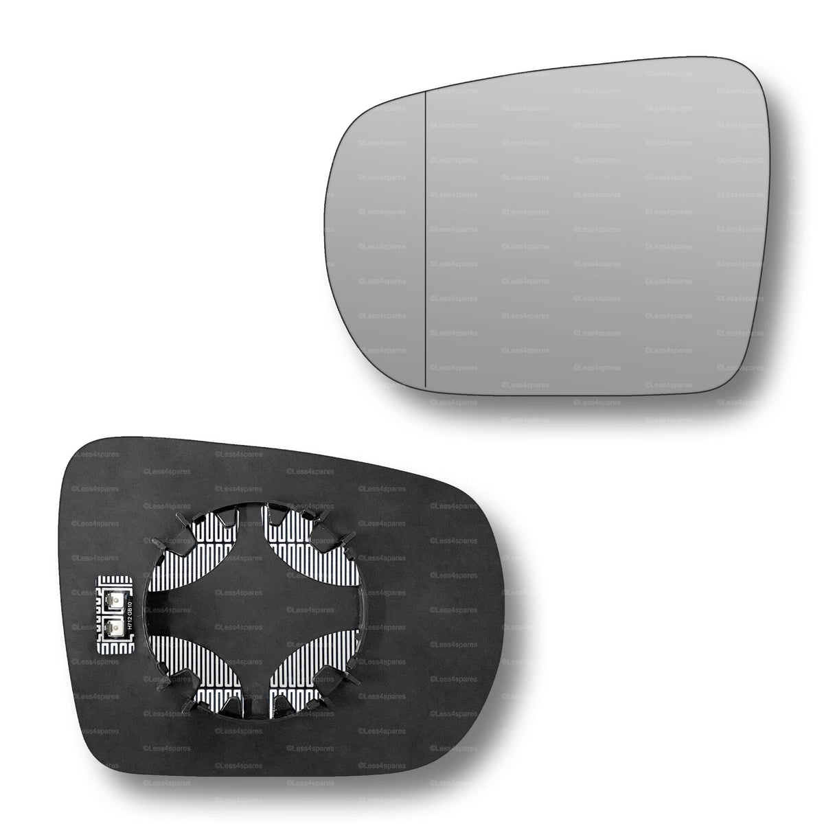 Replacement Wing Mirror Glass Left for Hyundai ix35 2010-2016 Clip-On Passenger Near Side N/S Heated with Blind Spot