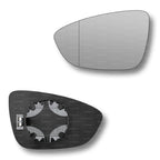 Replacement Wing Mirror Glass Left for VW Passat CC 2008-2012 Clip-On Passenger Near Side N/S Heated with Blind Spot