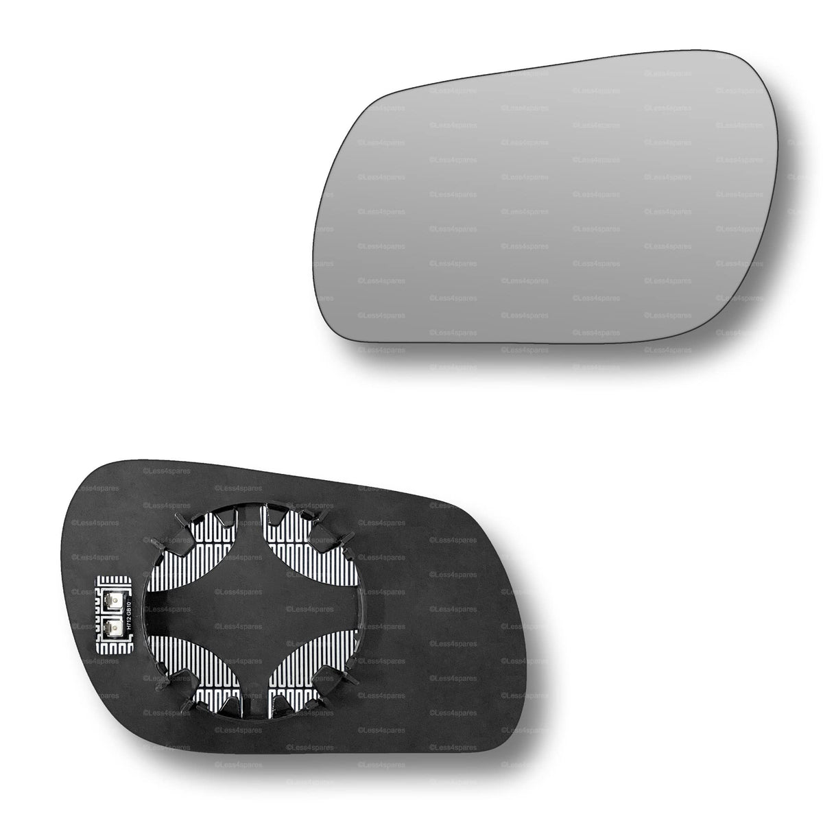 Replacement Wing Mirror Glass Left for Mazda 3 2003-2009 Clip-On Passenger Near Side N/S Heated Convex
