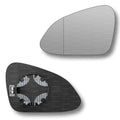 Replacement Wing Mirror Glass Left for Vauxhall Insignia 2008-2017 Clip-On Passenger Near Side N/S Heated with Blind Spot