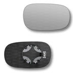 Replacement Wing Mirror Glass Right for Ford KA 1996-2008 Clip-On Driver Off side Heated Convex