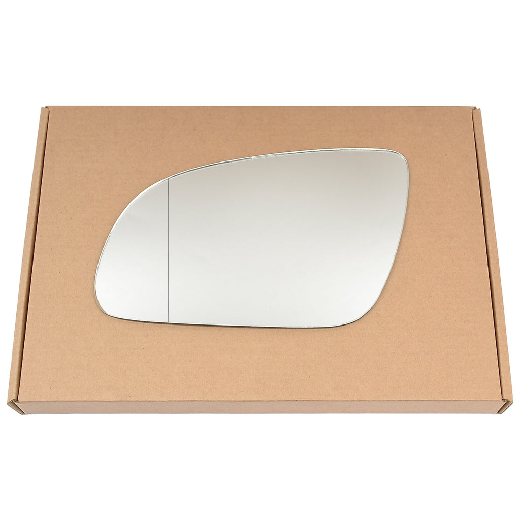 Wing Mirror Glass Left for Audi A8 2003-2007 Stick-On Passenger Near Side with Blind Spot