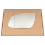 Wing Mirror Glass Left for Audi A8 2003-2007 Stick-On Passenger Near Side with Blind Spot