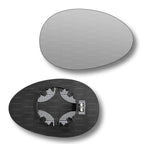 Replacement Wing Mirror Glass Right for Mini Paceman 2012-2016 Clip-On Driver Off side Convex