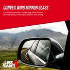 Replacement Wing Mirror Glass Right for Vauxhall Zafira Tourer 2011-2018 Clip-On Driver Off side Heated Convex - image 2