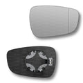 Replacement Wing Mirror Glass Right for Hyundai i30 2012-2017 Clip-On Driver Off side Heated with Blind Spot