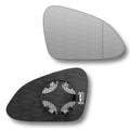 Replacement Wing Mirror Glass Right for Vauxhall Insignia 2008-2017 Clip-On Driver Off side Heated with Blind Spot
