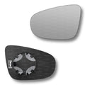 Replacement Wing Mirror Glass Left for VW Golf 2009-2012 Clip-On Passenger Near Side N/S Heated Convex