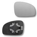Replacement Wing Mirror Glass Right for Skoda Fabia 2007-2014 Clip-On Driver Off side Heated with Blind Spot