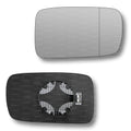 Replacement Wing Mirror Glass Right for BMW 3 Series (Coupe Convertible) 1998-2005 Clip-On Driver Off side Heated with Blind Spot