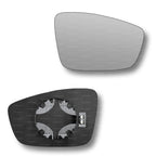Replacement Wing Mirror Glass Right for Seat Mii 2011-2021 Clip-On Driver Off side Heated Convex