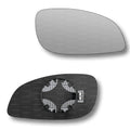 Replacement Wing Mirror Glass Right for Vauxhall Signum 2003-2008 Clip-On Driver Off side Heated Convex