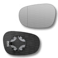 Replacement Wing Mirror Glass Left for BMW 3 Series 2008-2012 Clip-On Passenger Near Side N/S Heated with Blind Spot