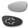 Replacement Wing Mirror Glass Left for Porsche 911 1998-2004 Clip-On Passenger Near Side N/S Heated with Blind Spot