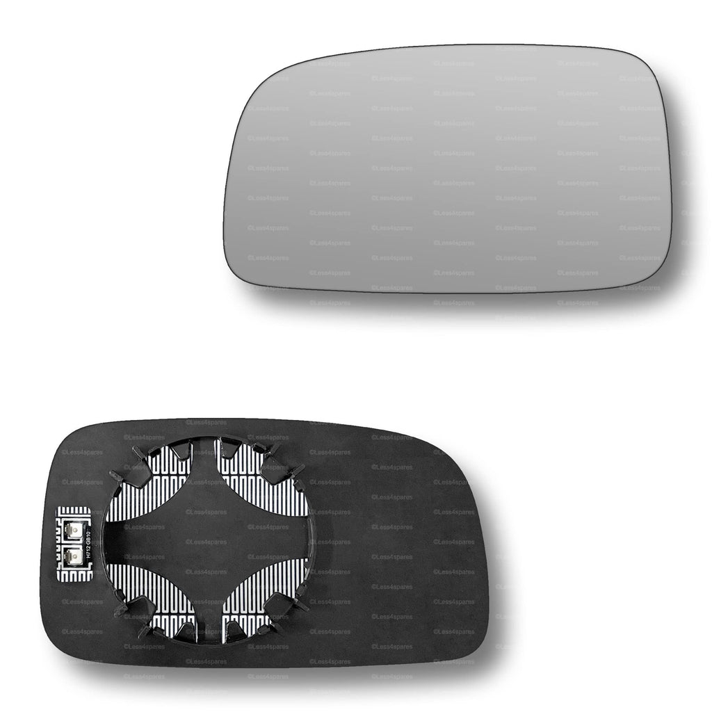 Replacement Wing Mirror Glass Left for Toyota Avensis 2003-2006 Clip-On Passenger Near Side N/S Heated Convex