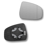 Replacement Wing Mirror Glass Right for Ford Focus 2008-2018 Clip-On Driver Off side Heated with Blind Spot