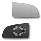 Replacement Wing Mirror Glass Right for Vauxhall Omega 2000-2003 Clip-On Driver Off side Heated with Blind Spot