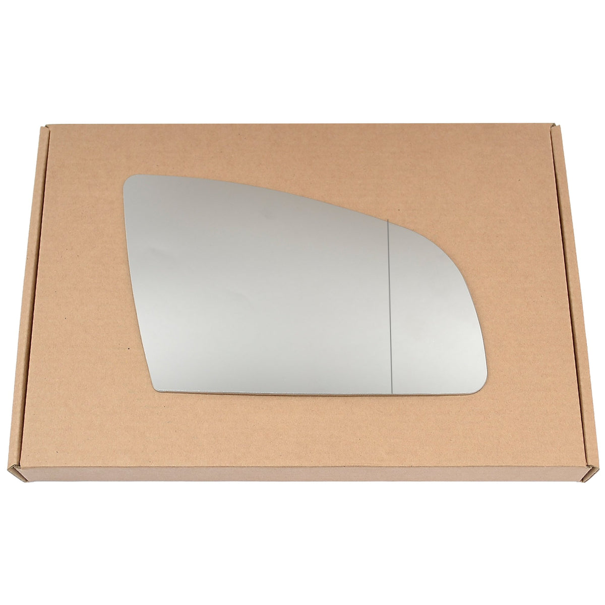 Wing Mirror Glass Right for Audi A6 2004-2008 Stick-On Driver Off Side Convex