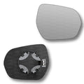 Replacement Wing Mirror Glass Right for Ford Fiesta 2017-2022 Clip-On Driver Off side Heated Convex