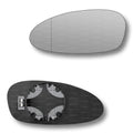 Replacement Wing Mirror Glass Left for Porsche Boxster 2005-2009 Clip-On Passenger Near Side N/S Heated with Blind Spot