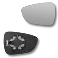 Replacement Wing Mirror Glass Left for Ford Focus 2018-2022 Clip-On Passenger Near Side N/S Heated Convex