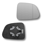 Replacement Wing Mirror Glass Right for Vauxhall Mokka 2012-2019 Clip-On Driver Off side Heated with Blind Spot
