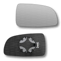 Replacement Wing Mirror Glass Right for Chevrolet Aveo 2008-2011 Clip-On Driver Off side Heated Convex