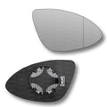 Replacement Wing Mirror Glass Right for Porsche Cayenne 2010-2018 Clip-On Driver Off side Heated with Blind Spot