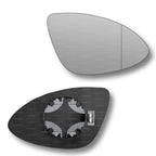 Replacement Wing Mirror Glass Right for Porsche Cayenne 2010-2018 Clip-On Driver Off side Heated with Blind Spot