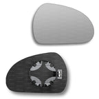 Replacement Wing Mirror Glass Right for Peugeot 308 2007-2014 Clip-On Driver Off side Heated Convex