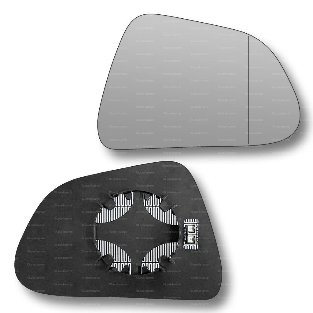 Replacement Wing Mirror Glass Right for Tesla Model 3 2017-2022 Clip-On Driver Off side Heated with Blind Spot