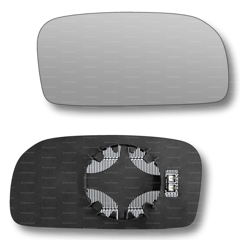 Replacement Wing Mirror Glass Right for Honda Stream 2001-2005 Clip-On Driver Off side Heated Convex