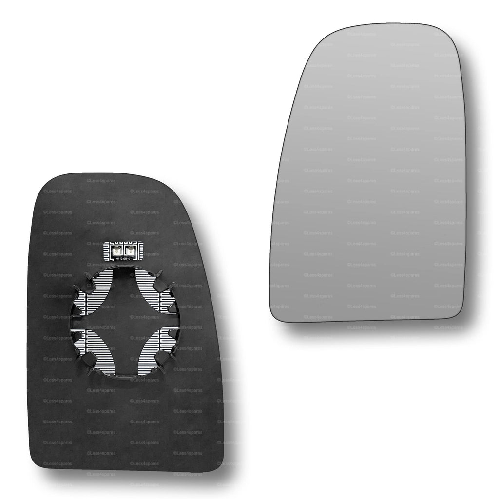 Replacement Wing Mirror Glass Left for Peugeot Boxer 2006-2022 Clip-On Passenger Near Side N/S Heated Convex