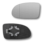 Replacement Wing Mirror Glass Left for Vauxhall Omega 1994-1999 Clip-On Passenger Near Side N/S Heated with Blind Spot