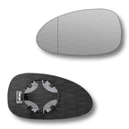 Replacement Wing Mirror Glass Left for Daewoo Chevrolet Lacetti 2003-2008 Clip-On Passenger Near Side N/S Heated with Blind Spot
