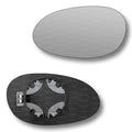 Replacement Wing Mirror Glass Left for Smart City Coupe, Fortwo, Roadster 1998-2007 Clip-On Passenger Near Side N/S Heated Convex