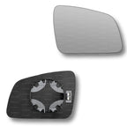 Replacement Wing Mirror Glass Right for Mercedes C-Class 2007-2008 Clip-On Driver Off side Heated Convex