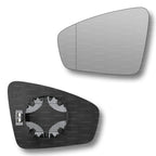 Replacement Wing Mirror Glass Left for VW Tiguan 2016-2022 Clip-On Passenger Near Side N/S Heated with Blind Spot