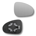 Replacement Wing Mirror Glass Right for VW Touareg 2010-2017 Clip-On Driver Off side Heated Convex