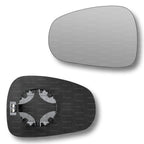 Replacement Wing Mirror Glass Left for Alfa Romeo Giulietta 2010-2021 Clip-On Passenger Near Side N/S Heated Convex